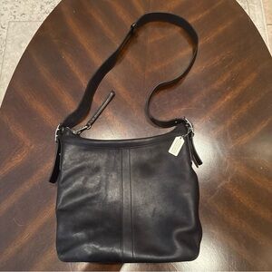 Coach Black Leather Vintage Legacy Bag